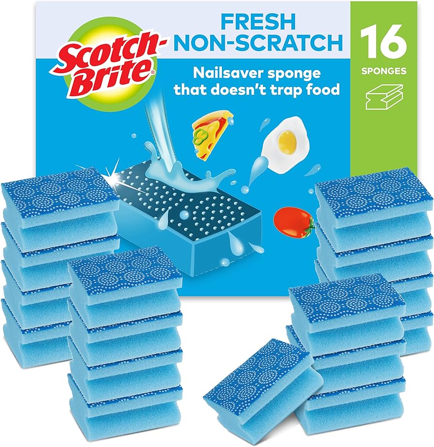 Scotch-Brite Delicate Scrub Sponge 16pc (300 units)